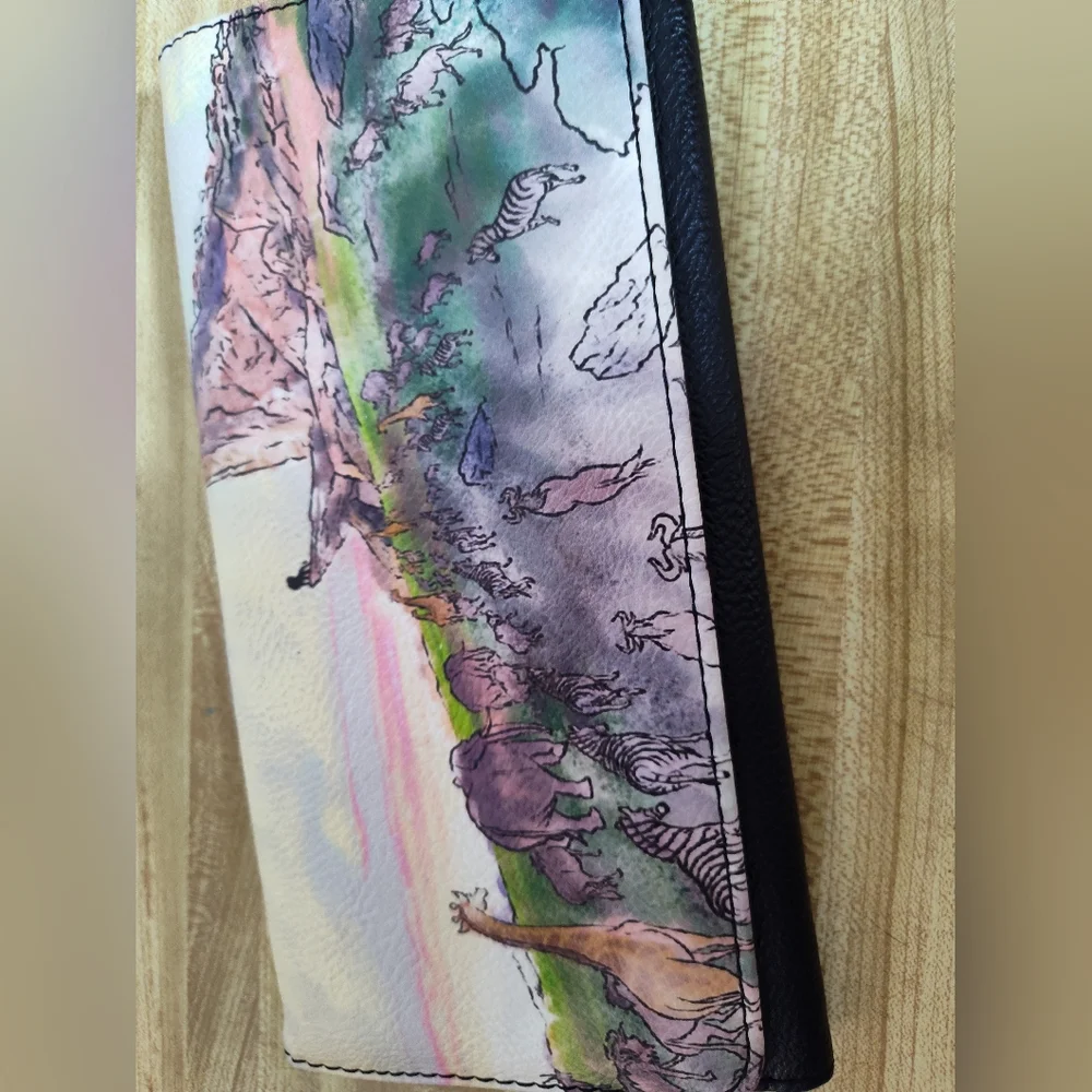 Disney Loungefly The Lion King Pride Rock Watercolor Trifold Wallet